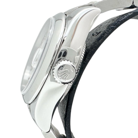 【ROLEX/ロレックス】 179160 デイトジャスト コンセントリック 保証書/ギャラ/箱付 腕時計 ステンレススチール 自動巻き/オートマ 2005年製 シルバー文字盤 レディース【中古】【真子質店】【BL】【MoMoxx】【ex】