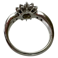 12.5号 中央ダイヤモンド（推定VLY/SI/GOODクラス） 0.504ct その他ダイヤモンド 0.50ct リング・指輪 Pt900プラチナ 6.8g レディース【中古】【真子質店】【NN】【Dxx】