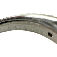 12.5号 中央ダイヤモンド（推定VLY/SI/GOODクラス） 0.504ct その他ダイヤモンド 0.50ct リング・指輪 Pt900プラチナ 6.8g レディース【中古】【真子質店】【NN】【Dxx】