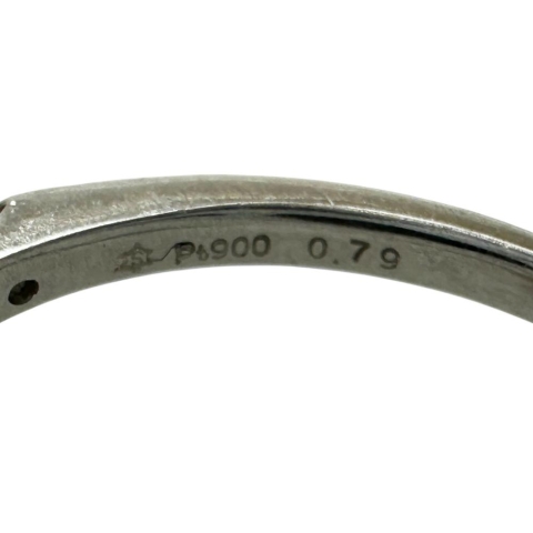 12号 サファイア 0.79ct ダイヤモンド 0.24ct リング・指輪 Pt900プラチナ 3.5g レディース【中古】【真子質店】【NN】【Maxx】