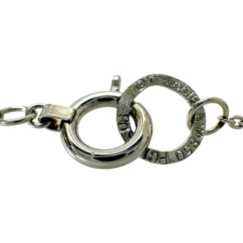 【ラ・ルー】 ダイヤモンド 0.06ct ネックレス Pt850プラチナ/Pt900プラチナ（トップ)/K18(分析済)  4.4g 38cm レディース【中古】【真子質店】【NN】【DIMi】