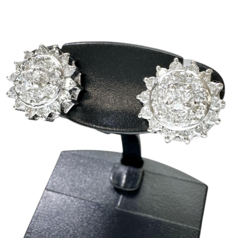 ダイヤモンド 0.52/0.52ct ピアス Pt900プラチナ 4.2g レディース【中古】【真子質店】【NN】【DMox】