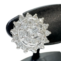 ダイヤモンド 0.52/0.52ct ピアス Pt900プラチナ 4.2g レディース【中古】【真子質店】【NN】【DMox】